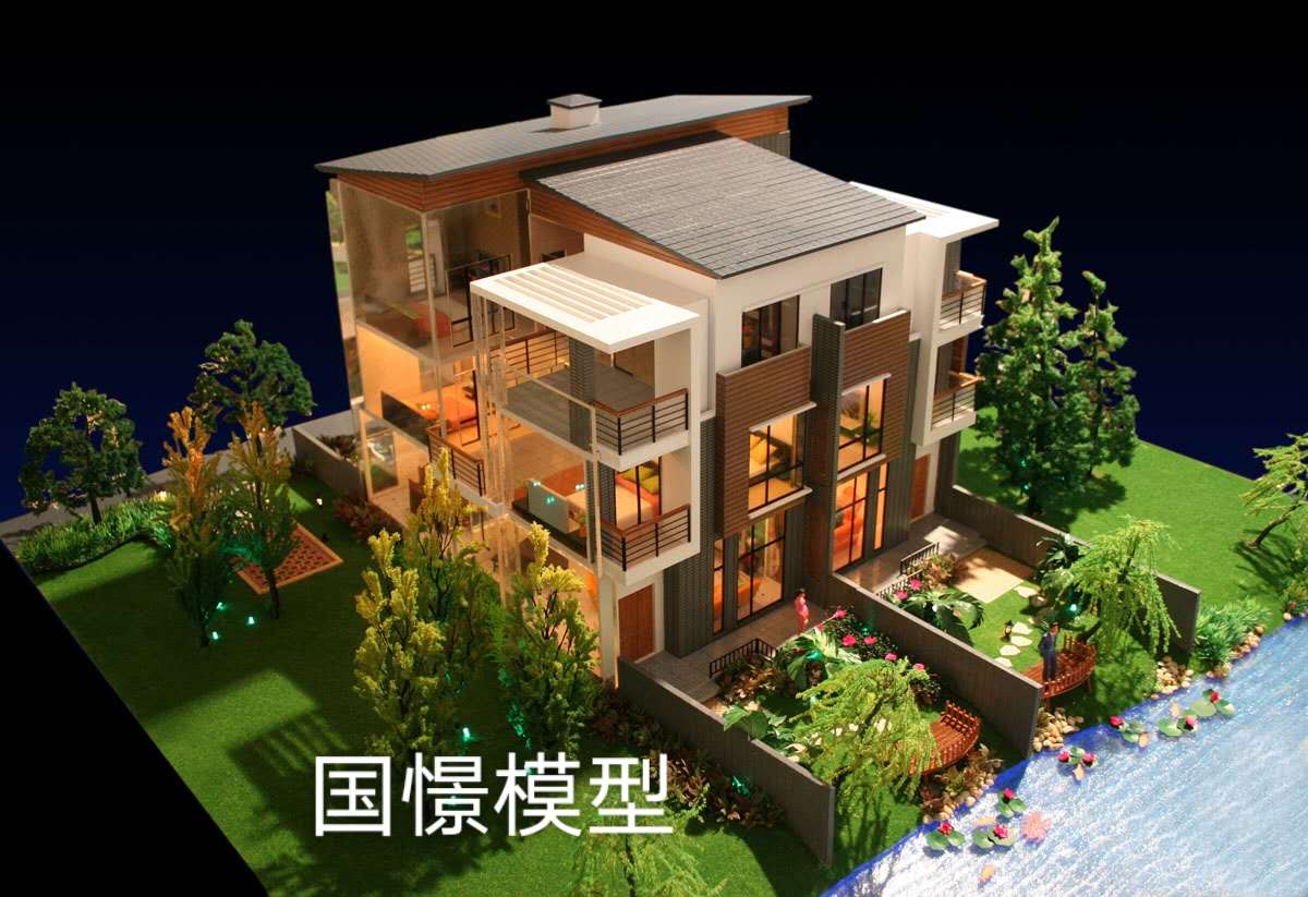 桦川县建筑模型